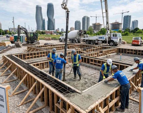 custom concrete foundations in Mississauga