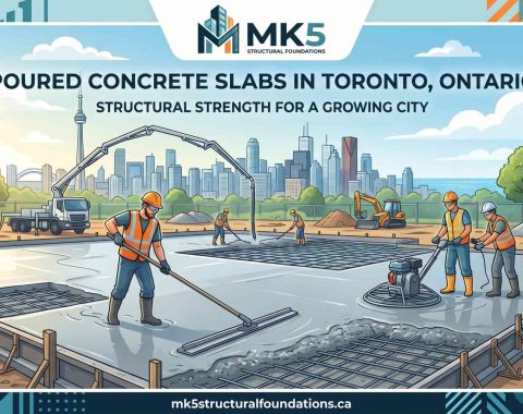 poured concrete slab in Toronto