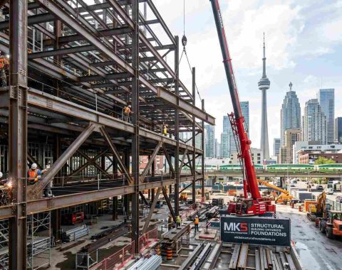 steel building structure in Toronto