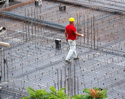 Foundation slab installation